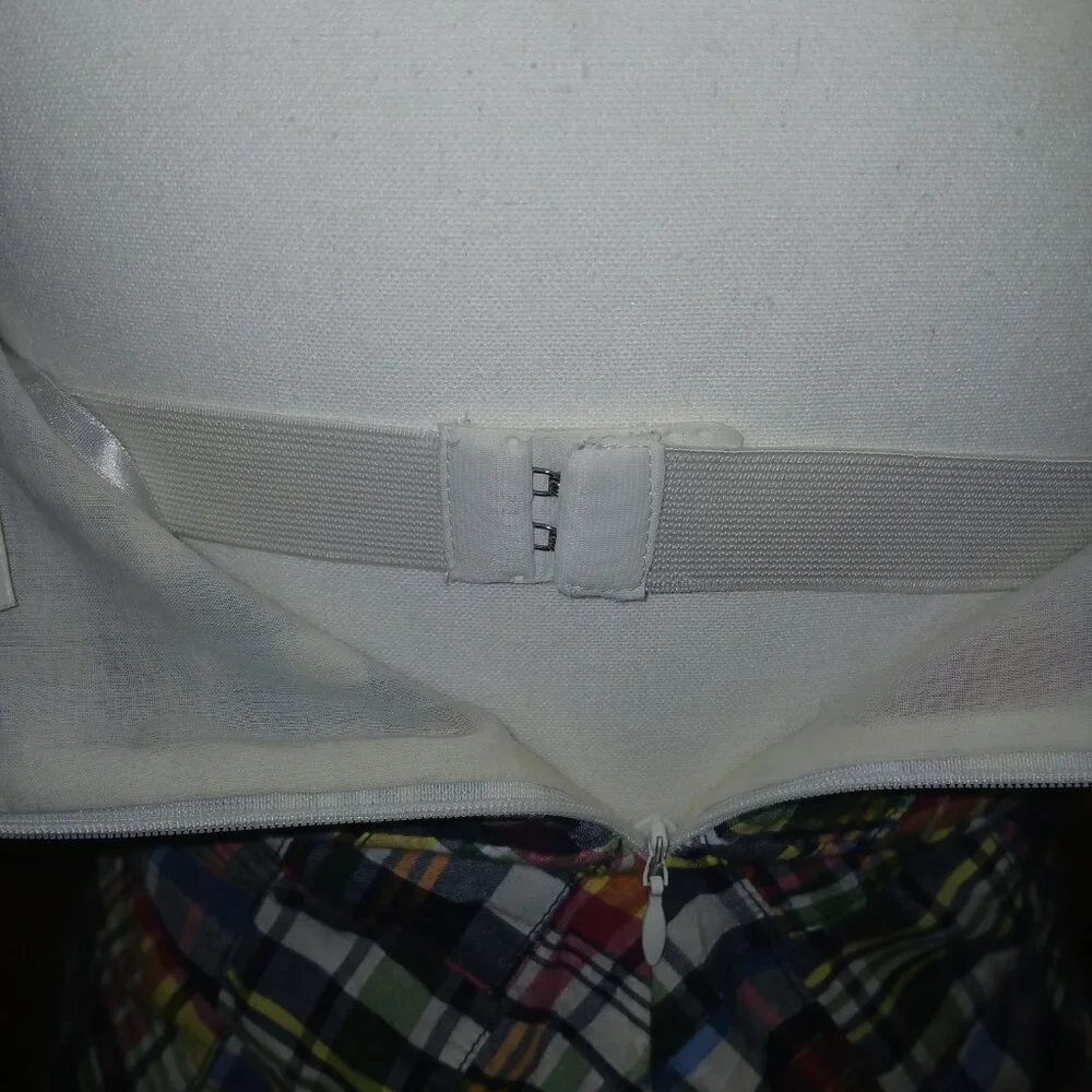 J.Crew Strapless Patchwork Madras Plaid Dress – Size 4 - Picture 5 of 7